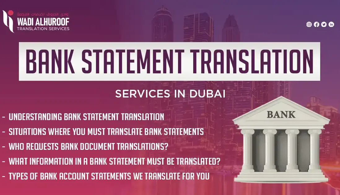 Expert Bank Statement Translation Services Near You - – 24/7 Certified Service in Dubai