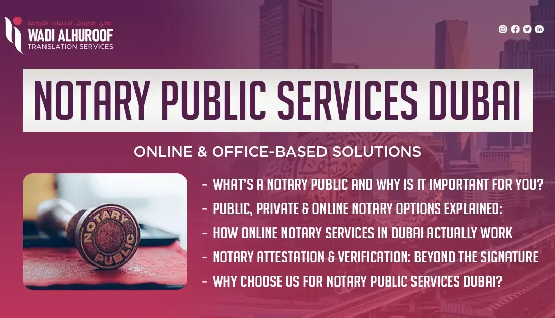 Notary Public Services Dubai – Online & Office-Based Solutions